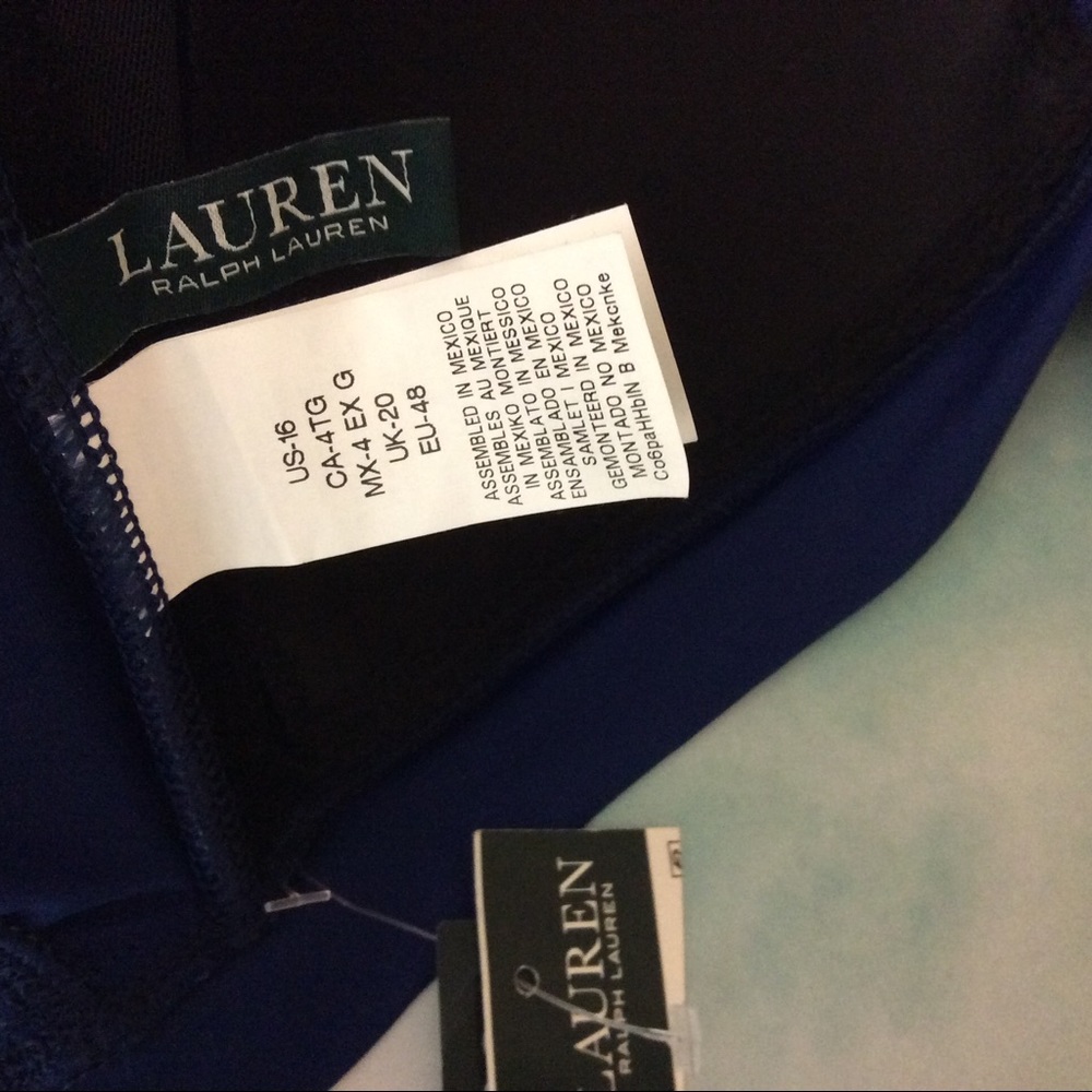 New Ralph Lauren Stone Accent Bikini Top 16 - Picture 6 of 7